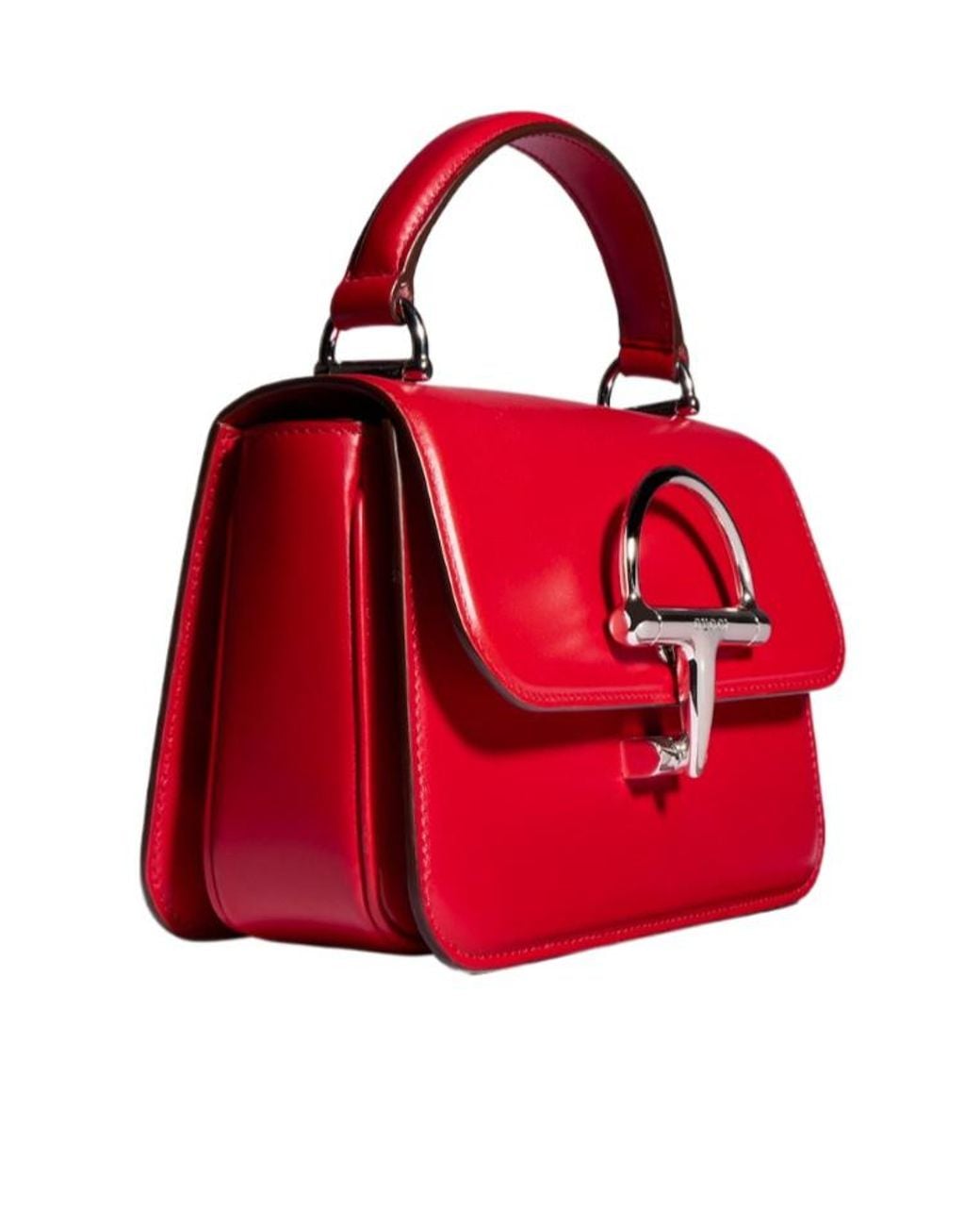 Gucci Red Siena Small Top Handle Bag