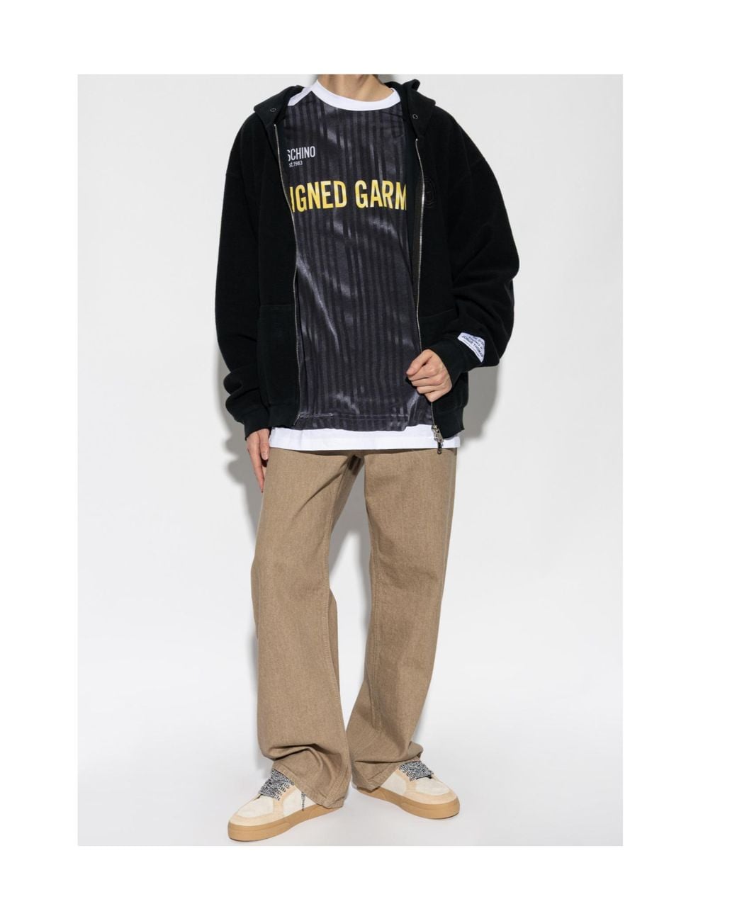 Moschino Blue Short Sleeve T-Shirt for men