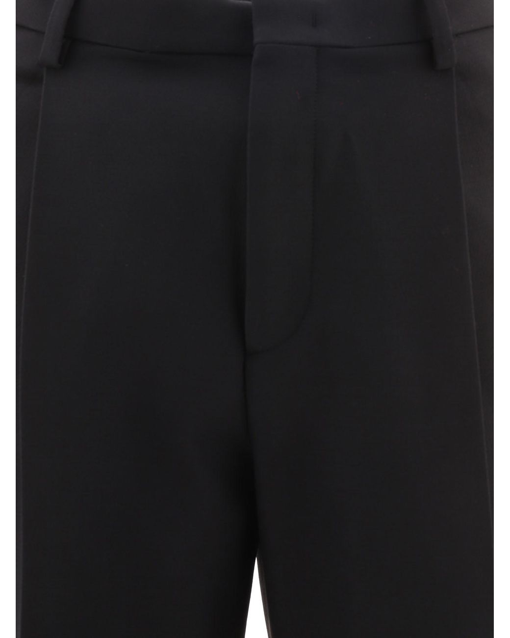 Valentino Black High-Rise Straight Leg Pants for men