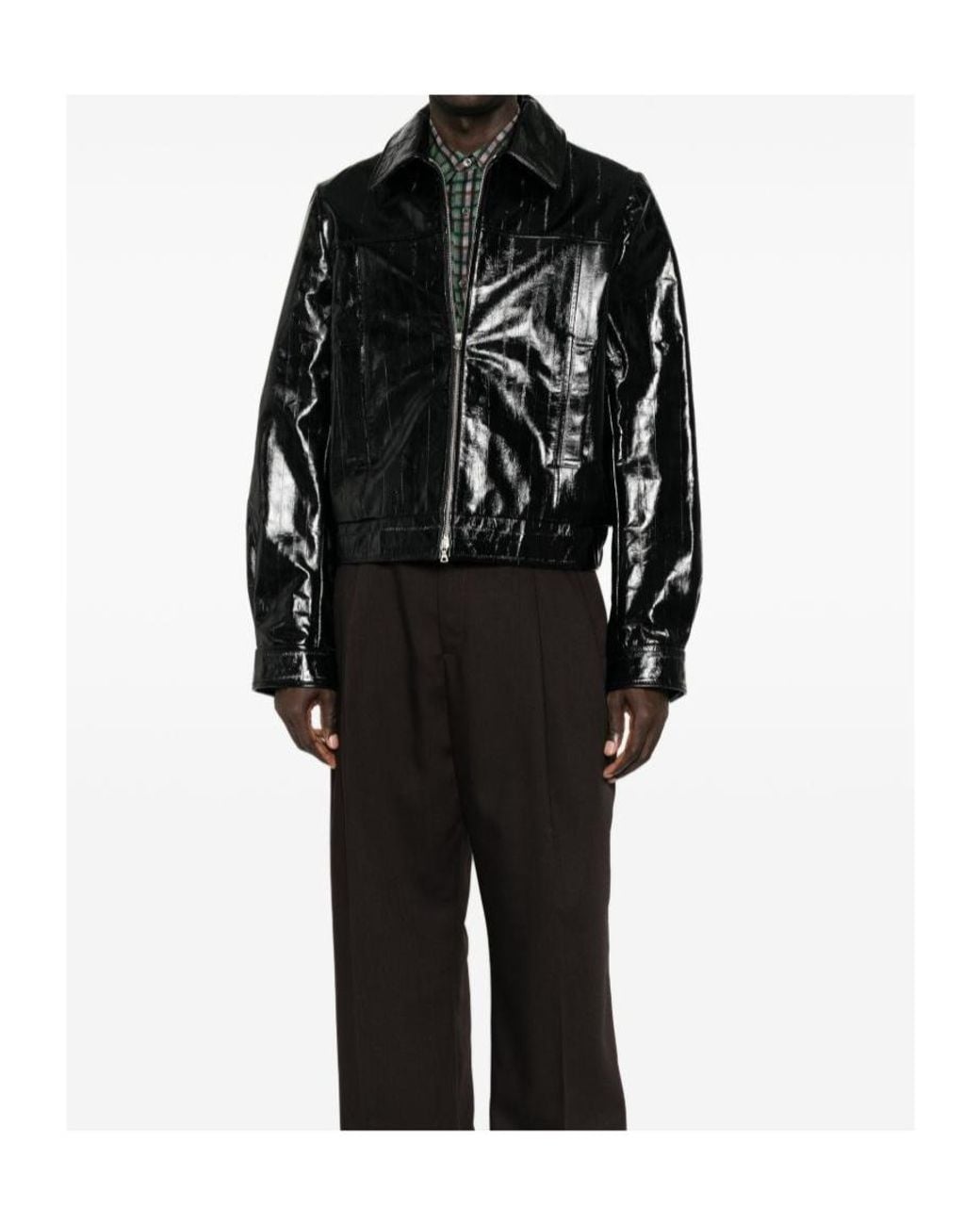 Dries Van Noten Black Zipped Jacket for men