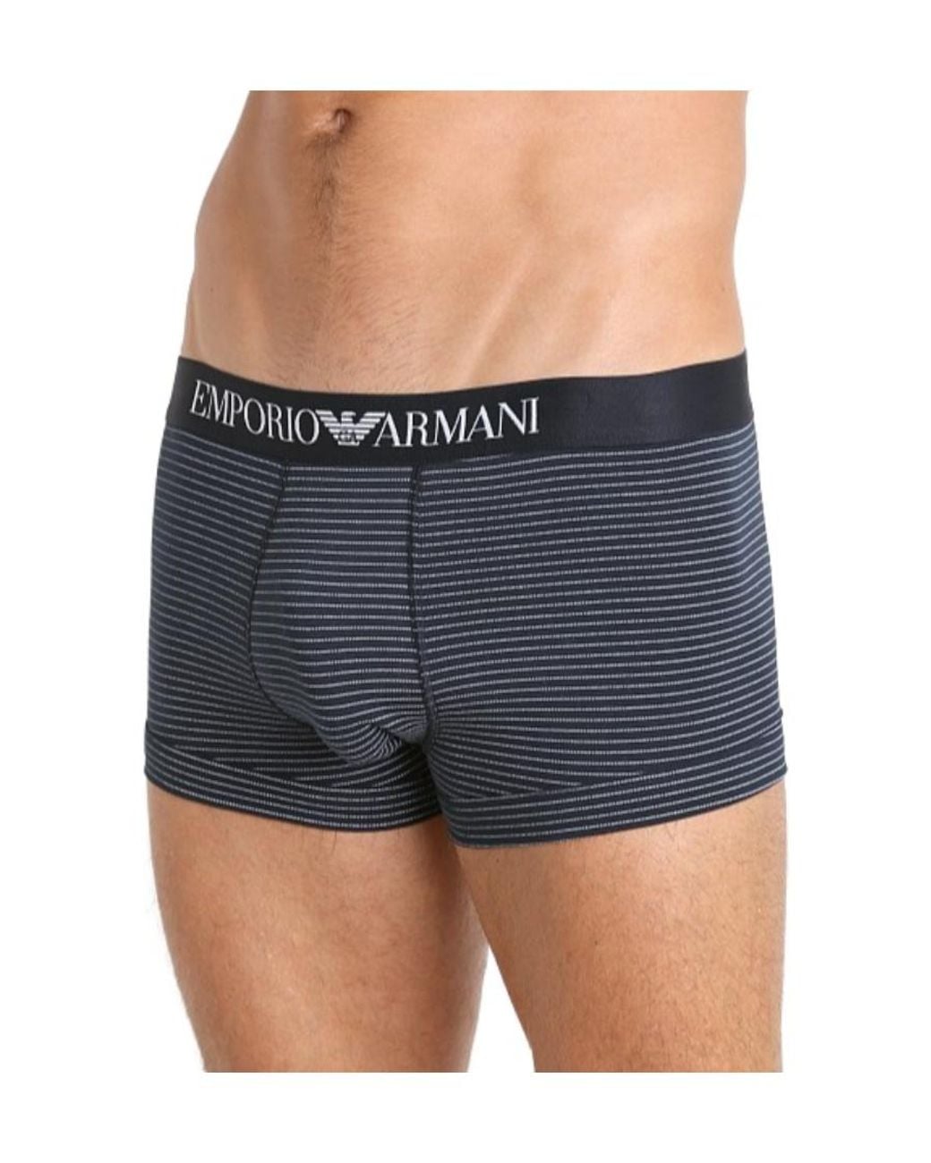 Emporio Armani Blue Striped Underwear for men