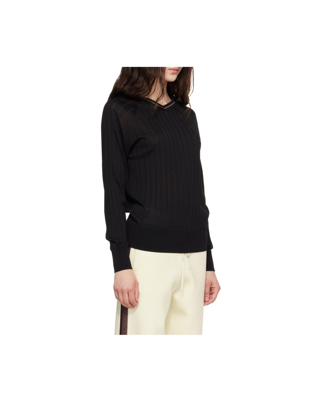 Wales Bonner Black Root Sweatshirt for men
