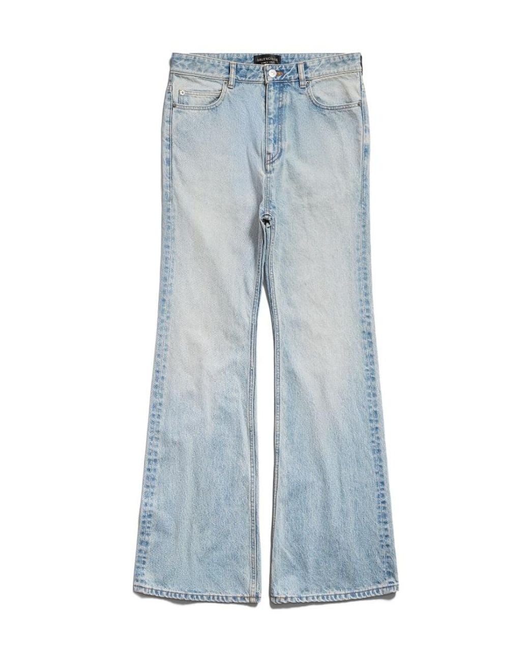Balenciaga Blue Flared-Leg Jeans