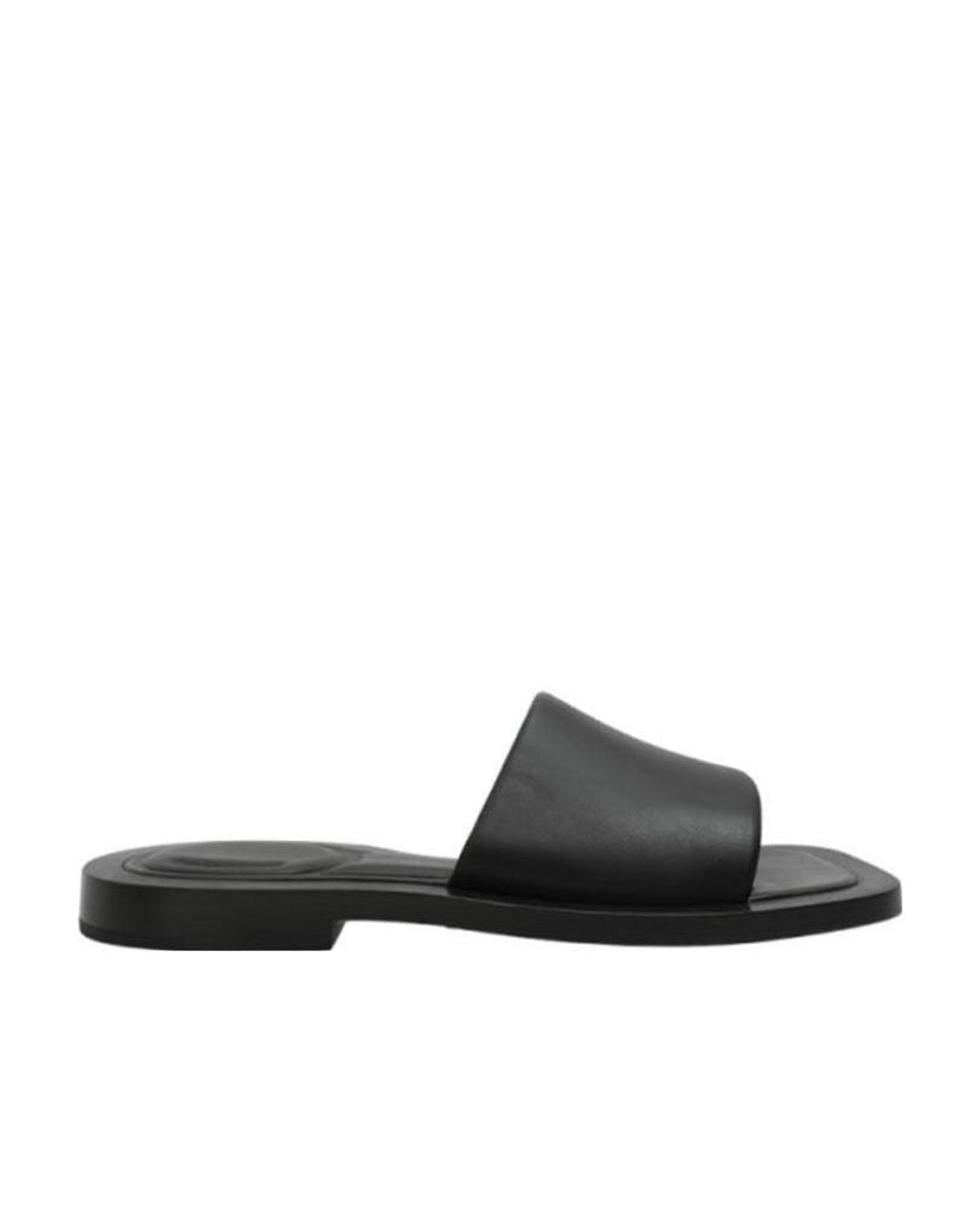 Balenciaga Black Logo Sandals