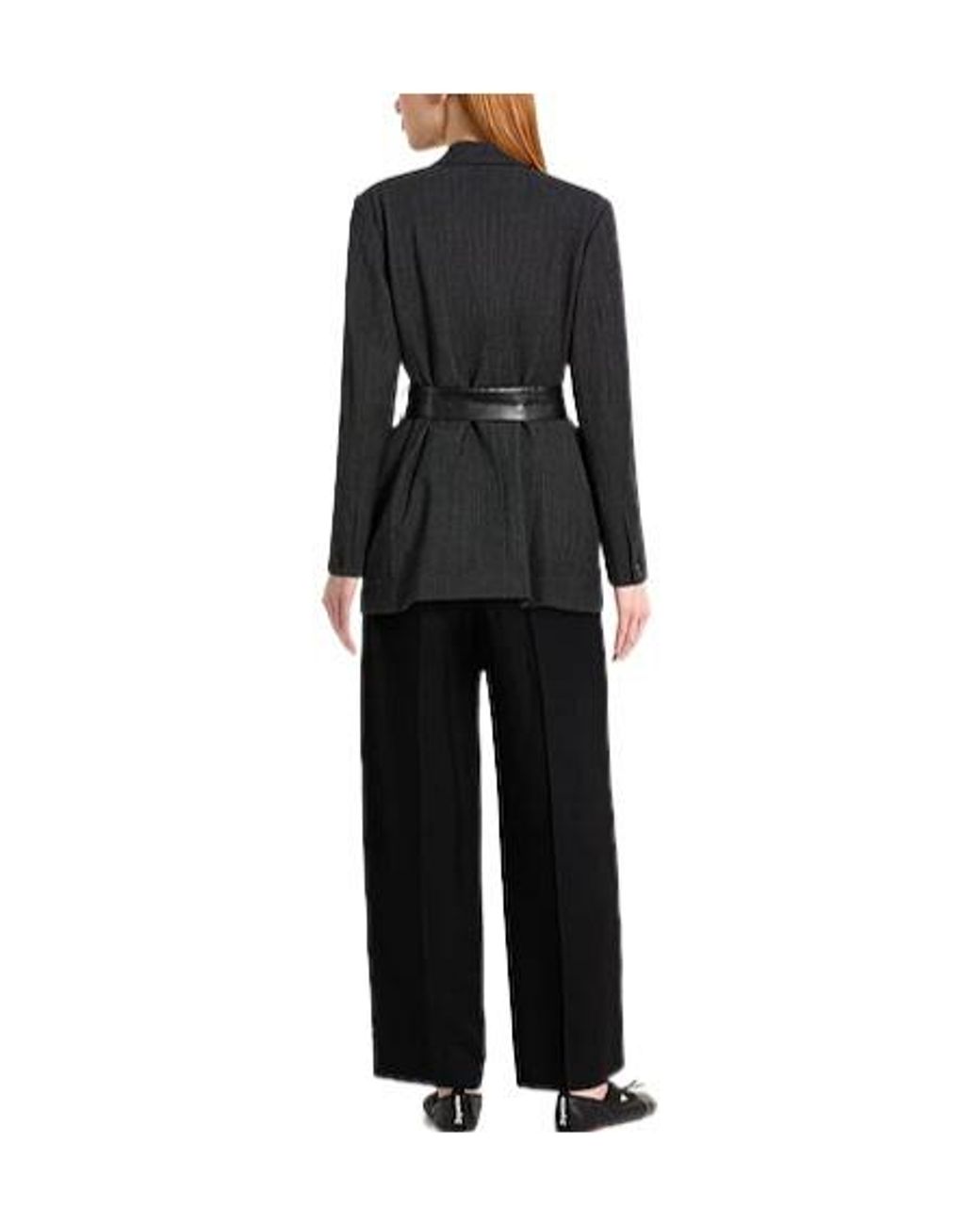 Rag & Bone Black Two-Tone Long-Sleeve Blazer