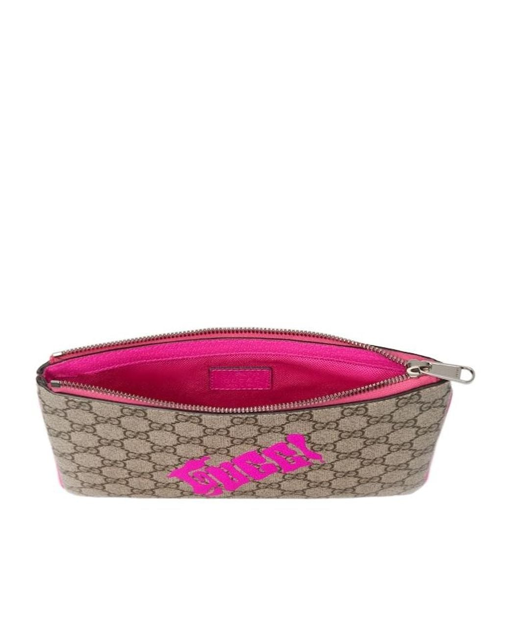 Gucci Pink Small Pouch With Print for men