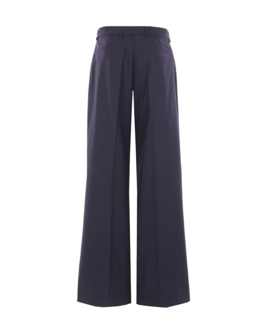 Gucci Blue Wide Leg Tailored Trousers