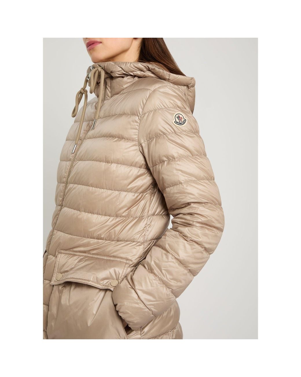 Moncler Natural A Light And Warm Short Coat