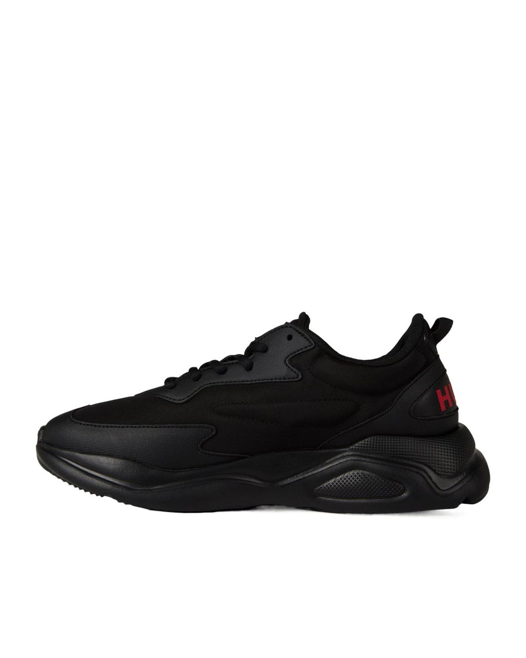 Boss Black Solid Color Sneakers for men