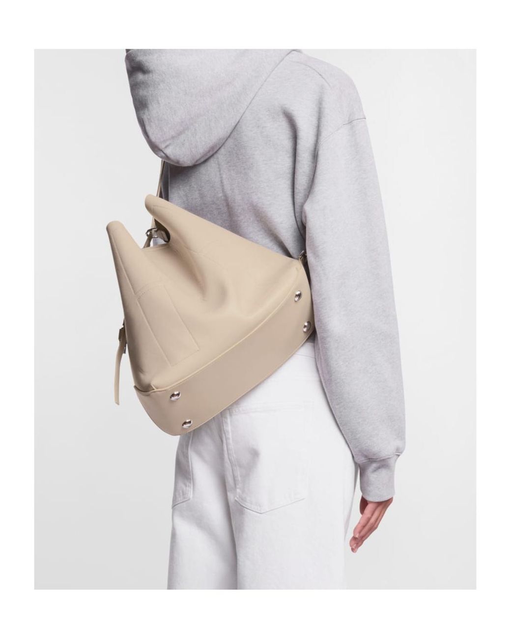 Hogan Natural Medium Hocket Hobo Bag
