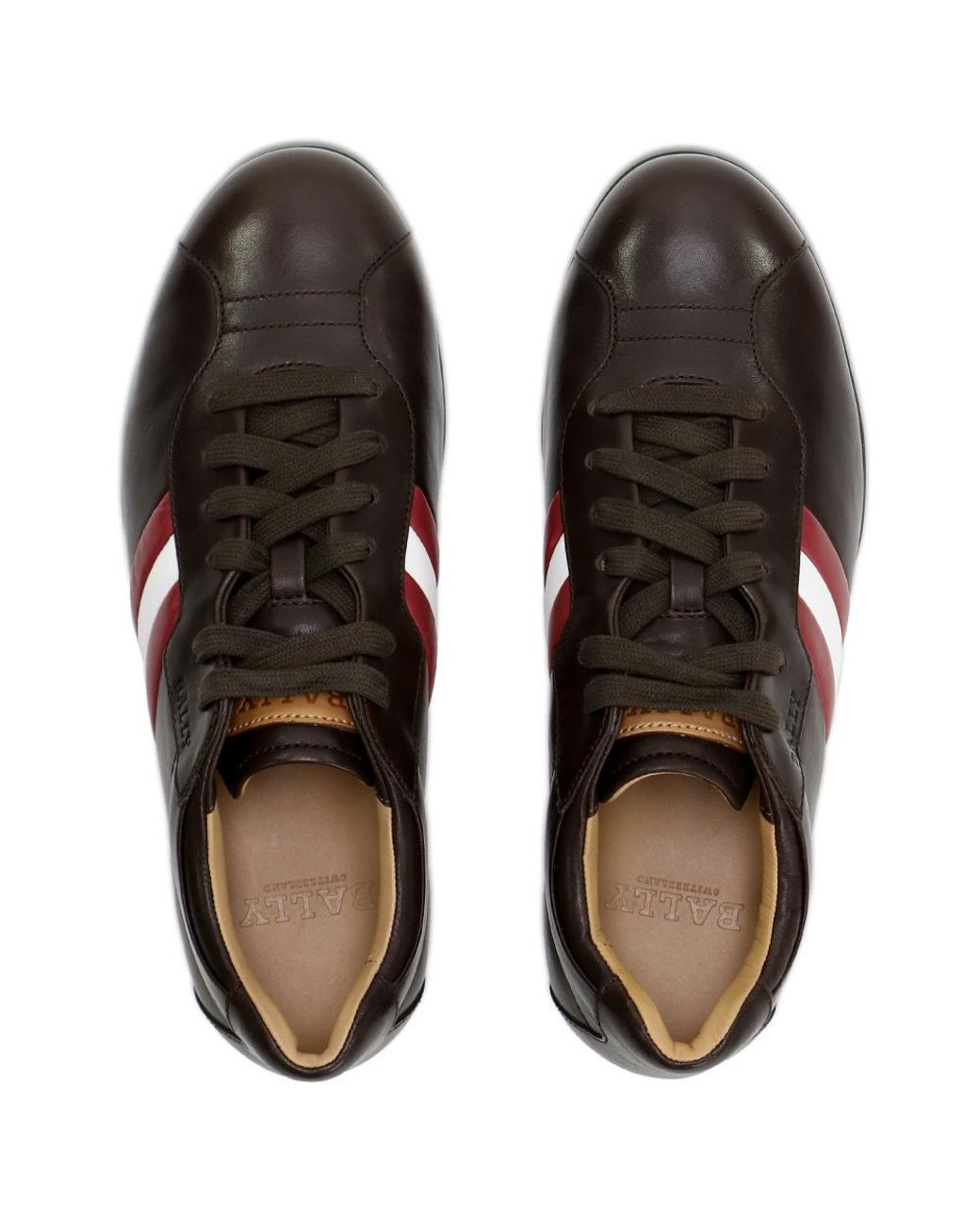 Bally Brown Logo Casual Sneakers for men