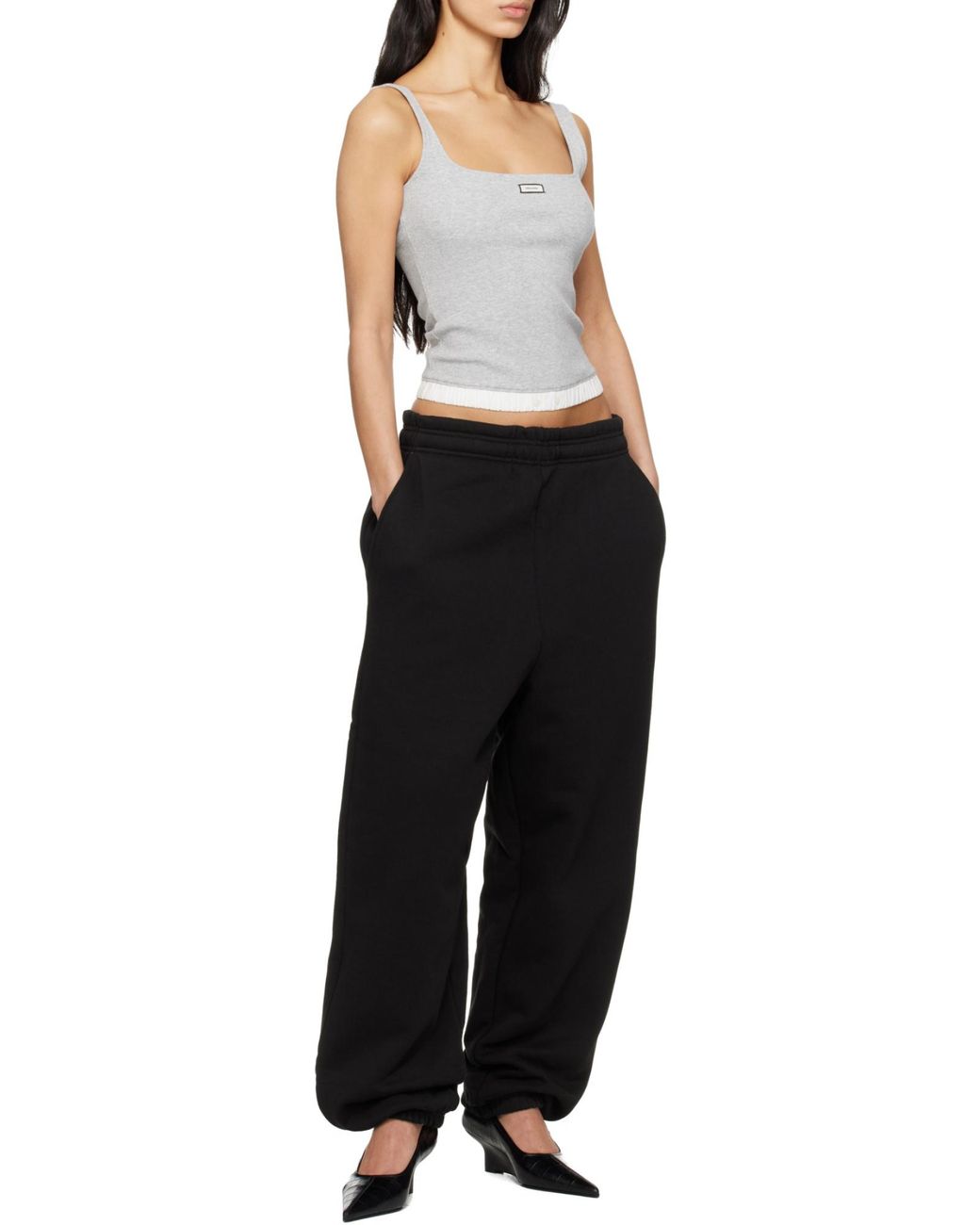 Entire studios Gray Lounge Ribbed Tank Top