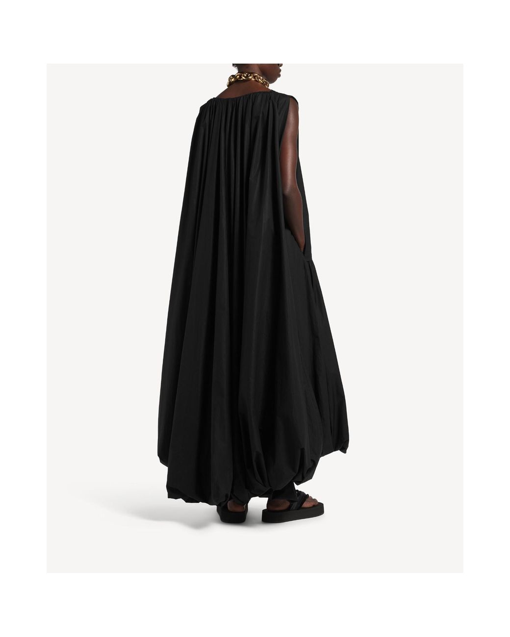 Balenciaga Black Cristóbal Gown Dress