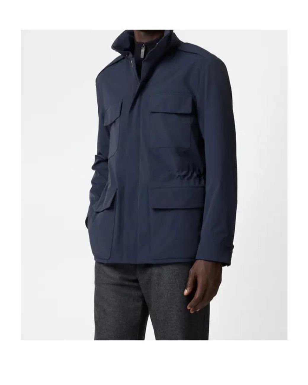 Tod's Blue Long-Sleeved Jacket for men