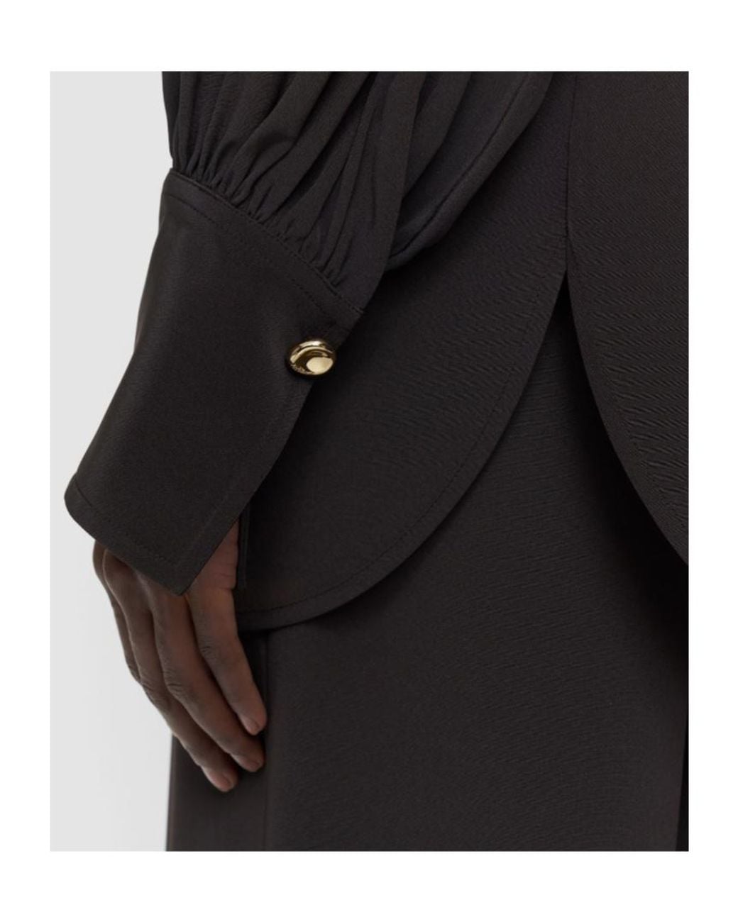 Joseph Black Relaxed Button-Up Shirt