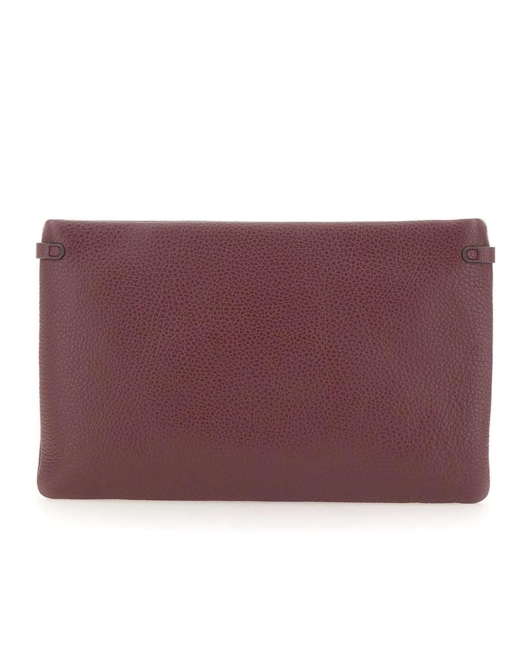 Gianni Chiarini Purple Hermy Zip Clutch Bag