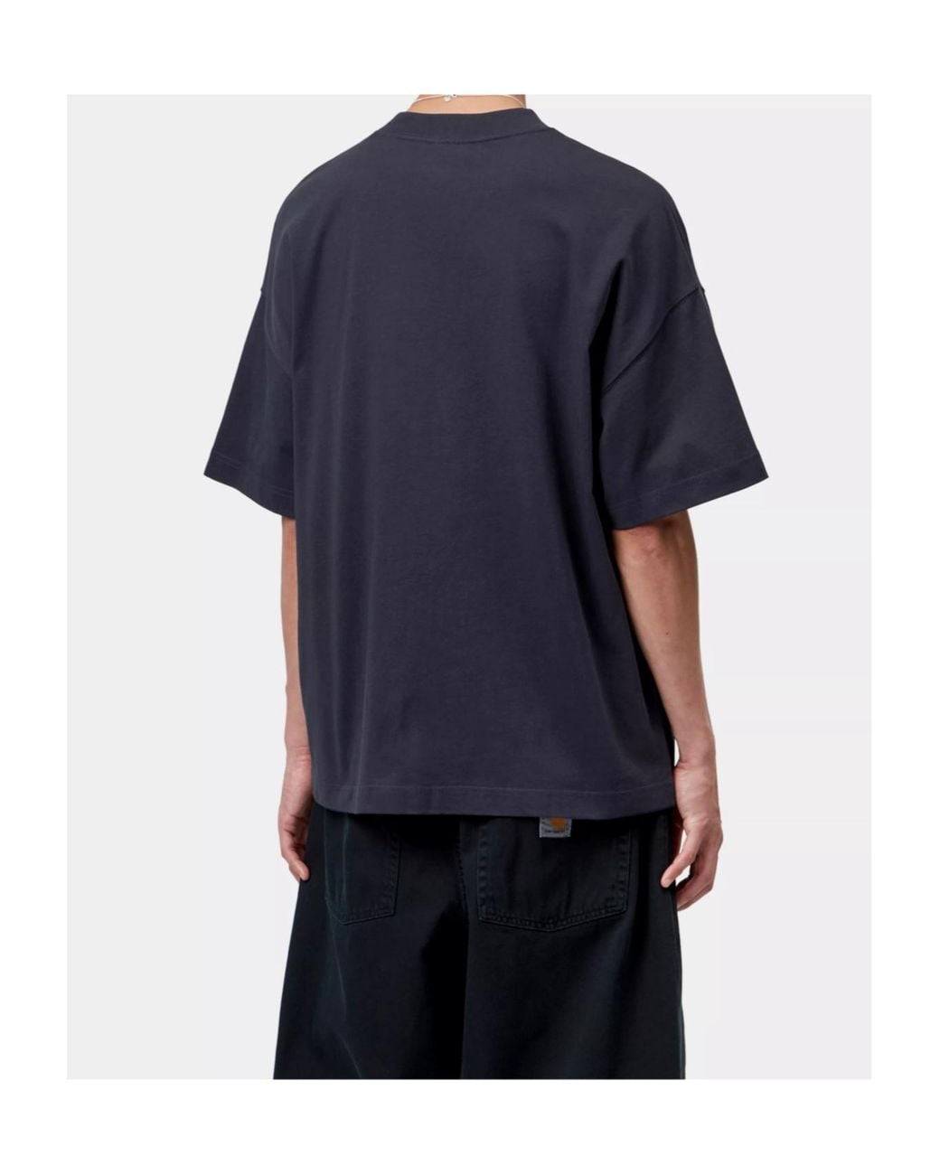 Carhartt Blue Chapter Script T-Shirt for men