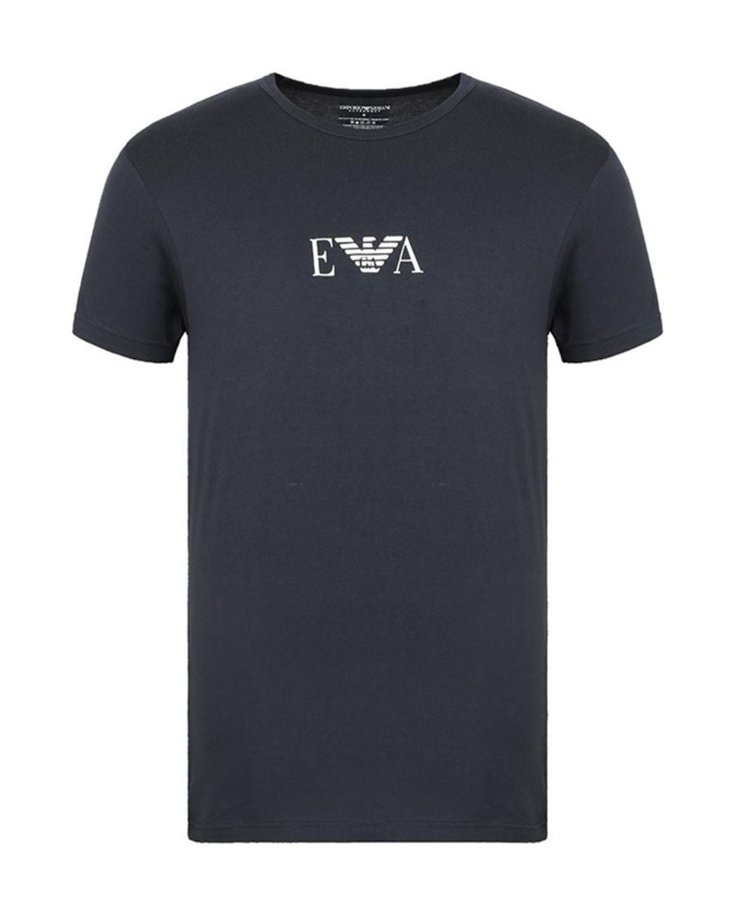 Emporio Armani Blue Logo Two-Pack T-Shirt Set for men