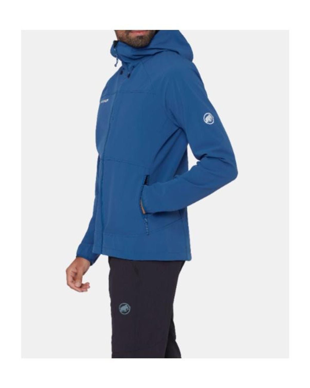 Mammut Blue Ultimate Comfort So Hooded Jacket for men