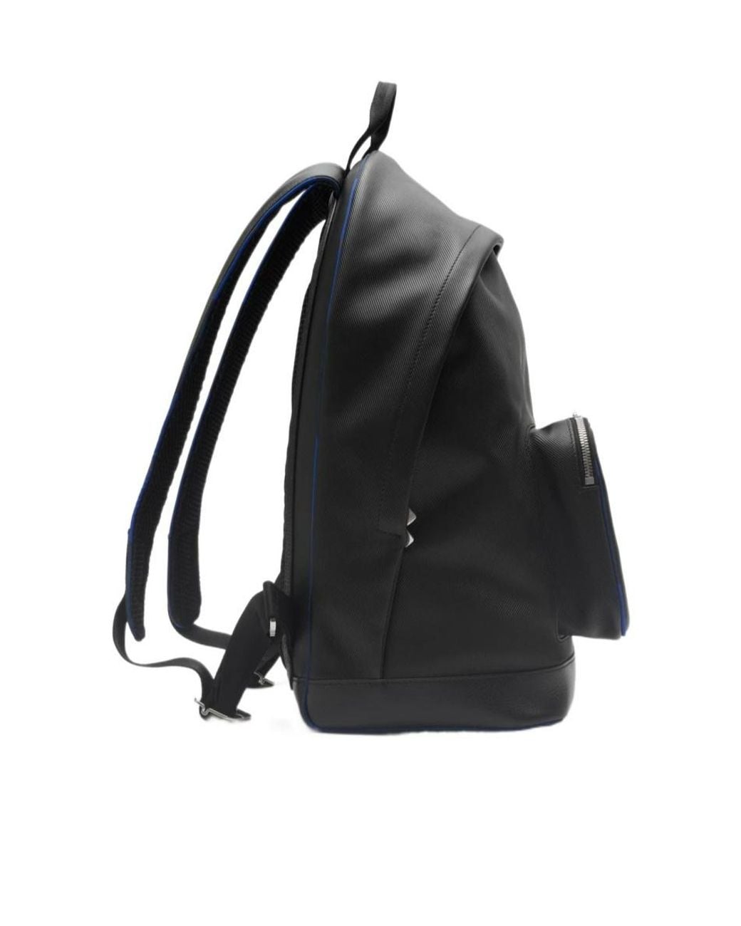 Burberry Black Ekd Leather Backpack for men