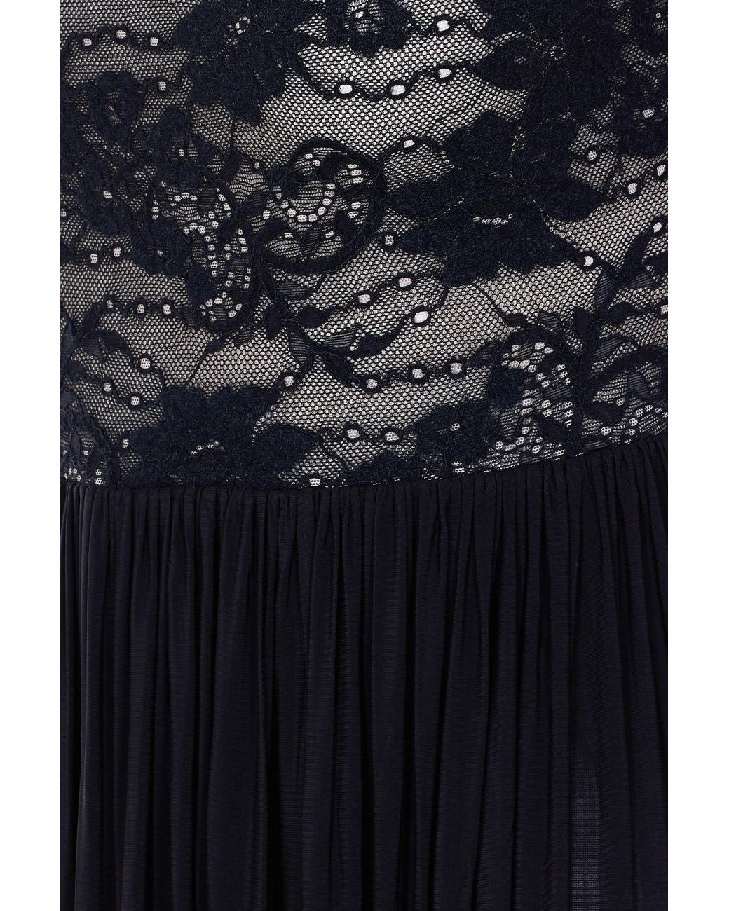 Zimmermann Blue Off-Shoulder Laced Midi Dress
