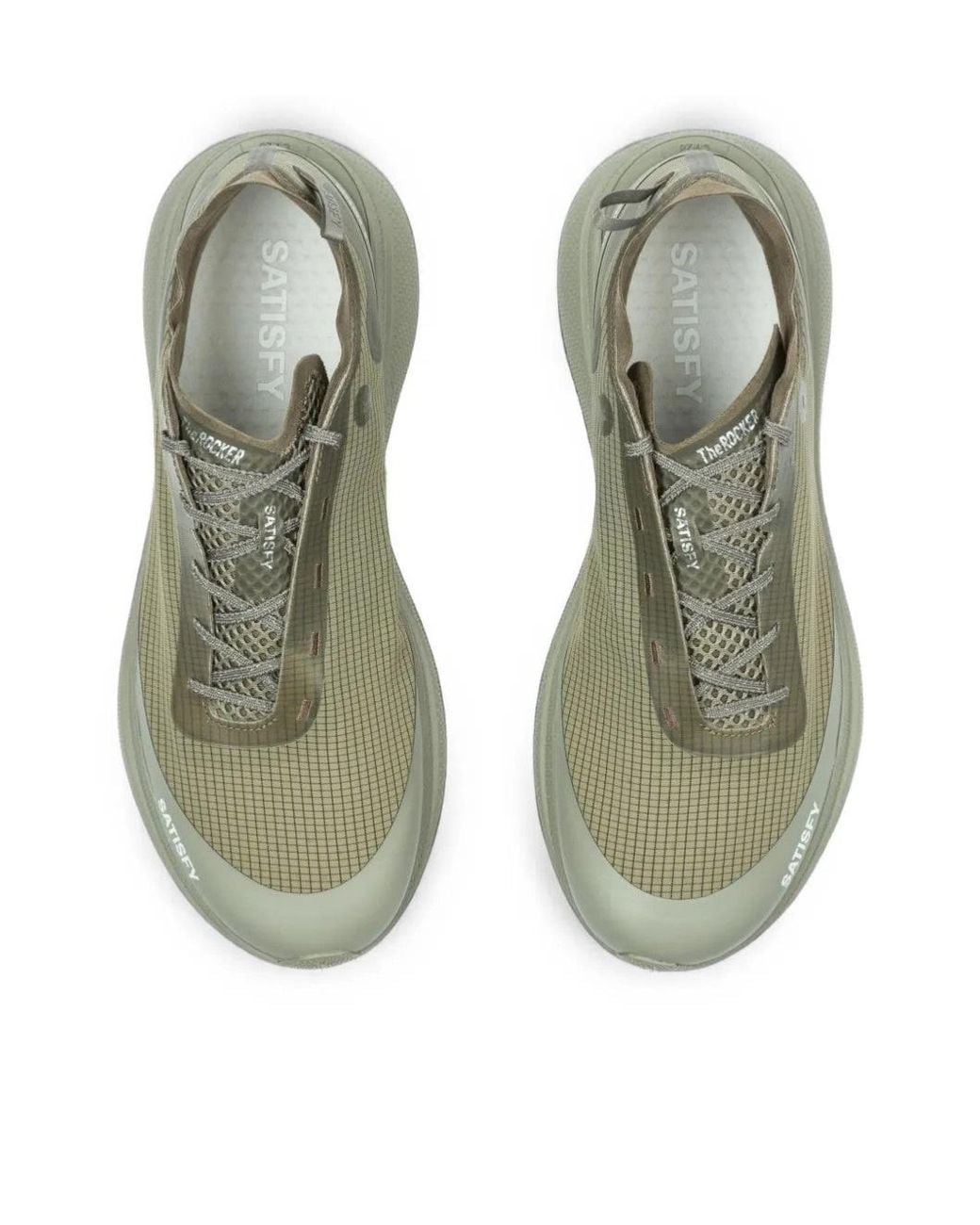 Satisfy Green Lace-Up Sneakers for men