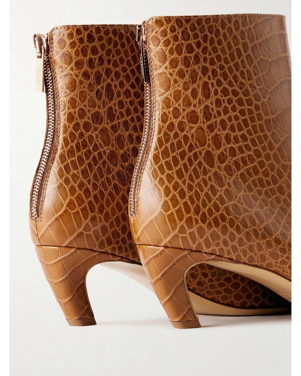 Gabriela Hearst Brown Pointed-Toe Ankle Boots