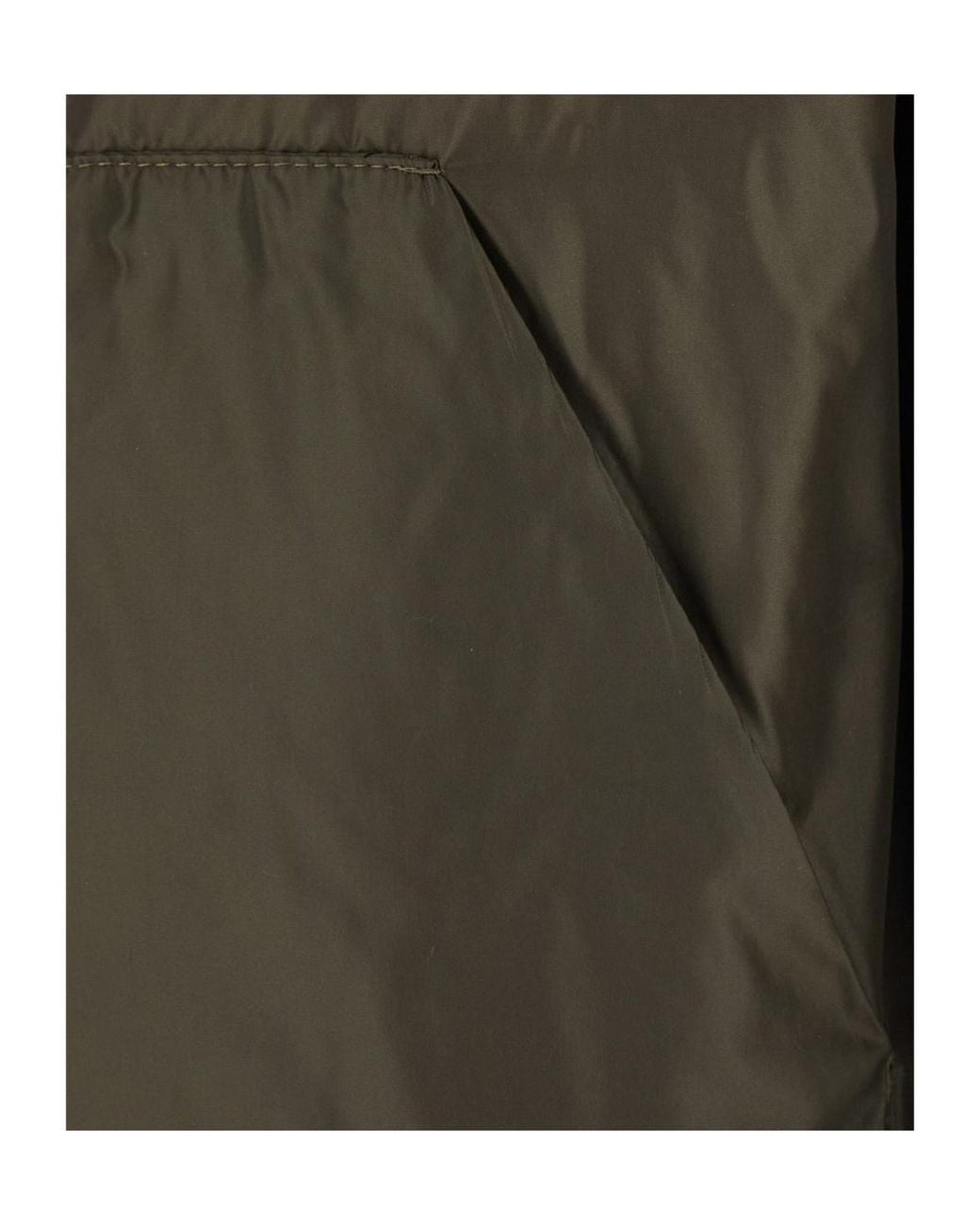 Aspesi Green Zip-Front Hooded Jacket for men