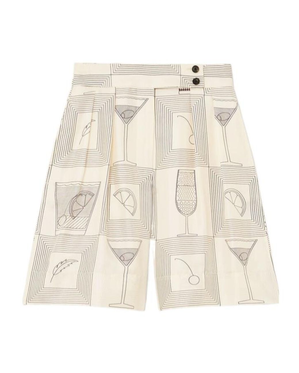 Loro Piana Natural Dorin Shorts