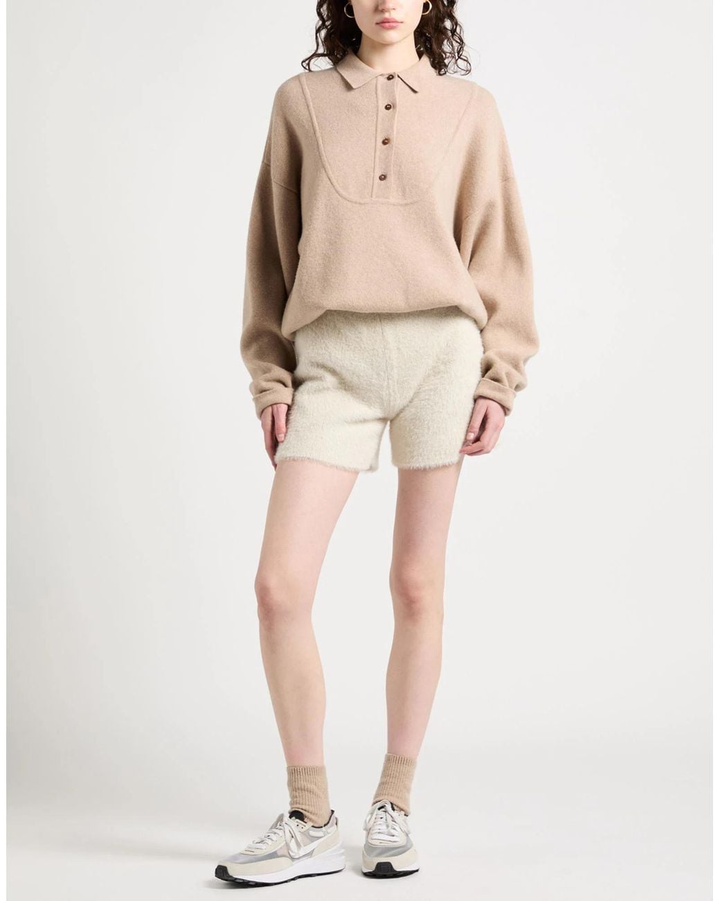 Jacquemus Natural Mid-Weight Knit Jumpers