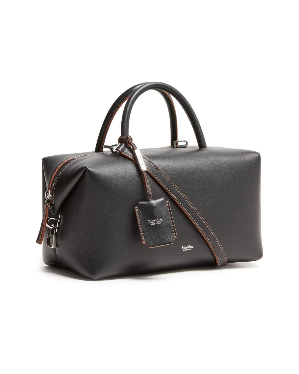 Max Mara Black Boston Medium Handbag