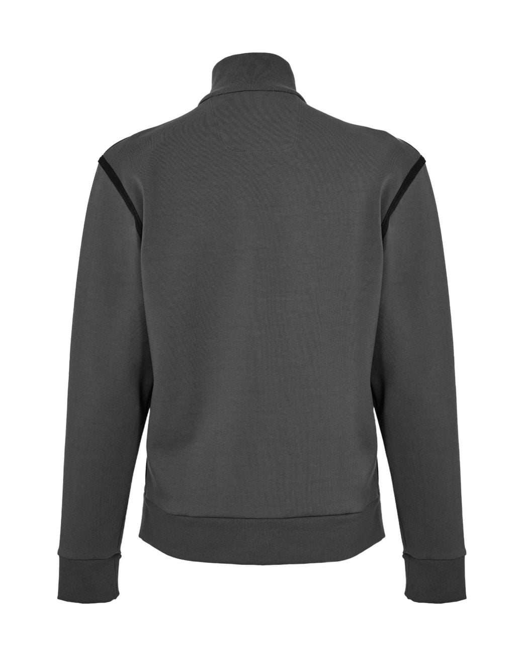 Boss Gray Standcollar Fullzip Track Jacket for men