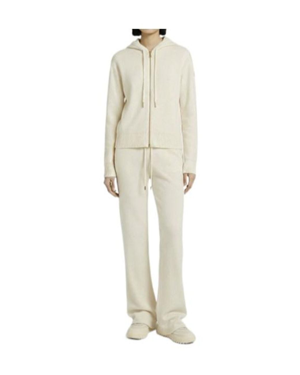 Moncler Natural Wool Cashmere Jogging Pants