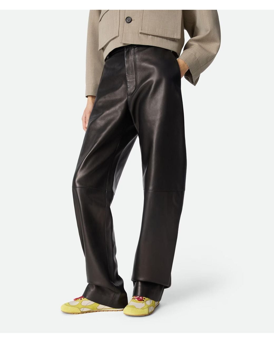 Bottega Veneta Yellow Orbit Flash Sneaker