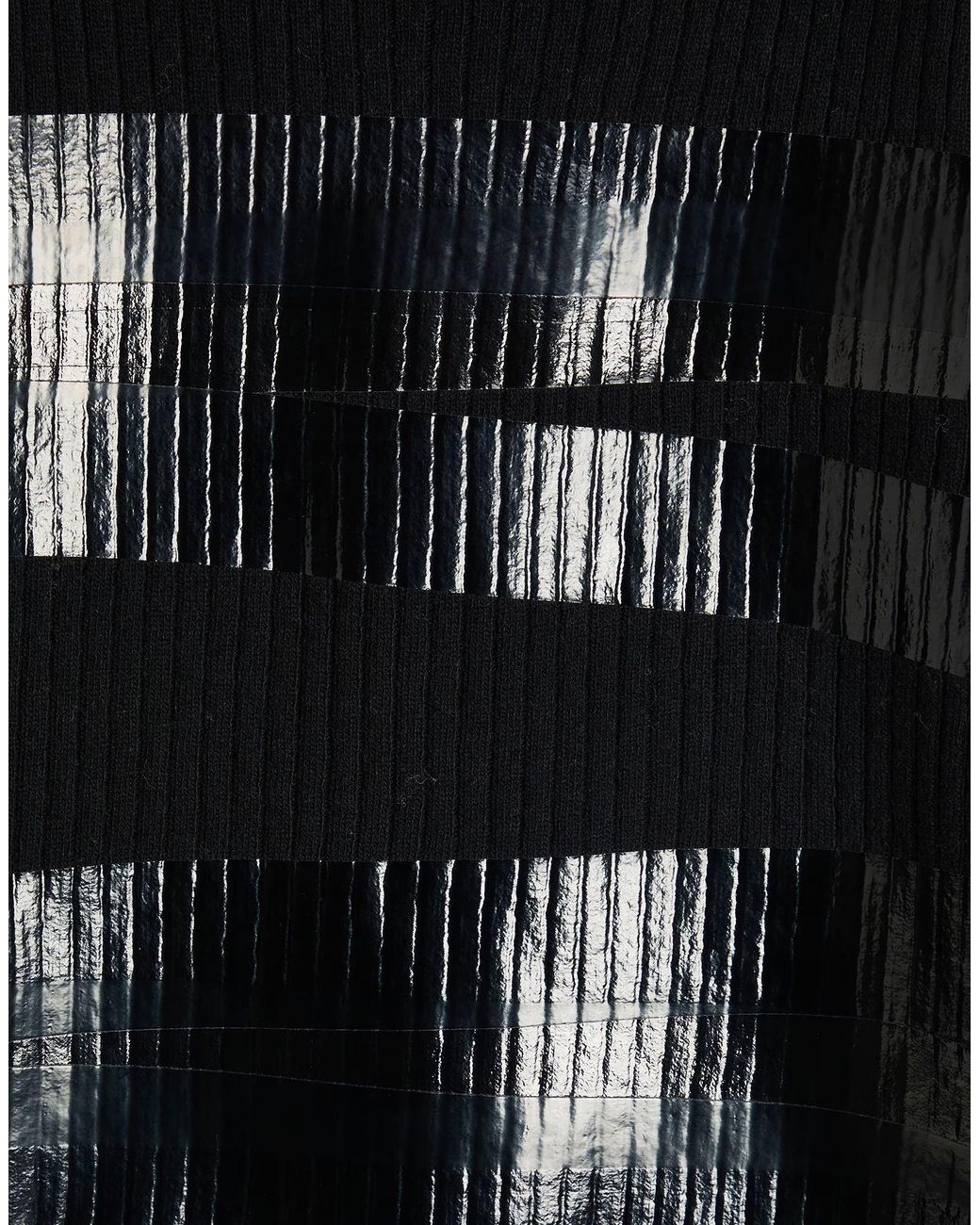 MM6 by Maison Margiela Black Simple And Versatile Knit Sweater