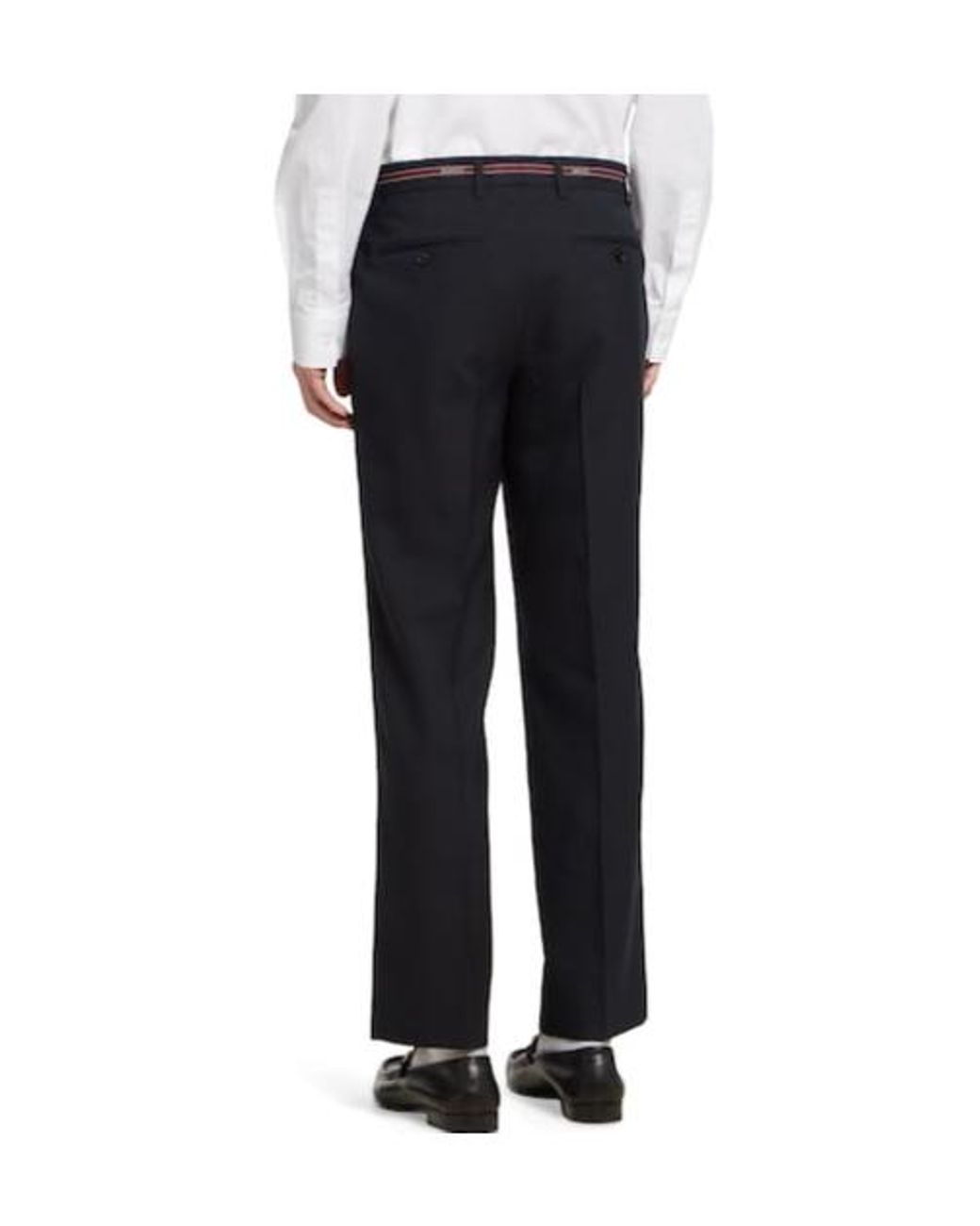 Gucci Black Straight-Leg Tailored Trousers for men