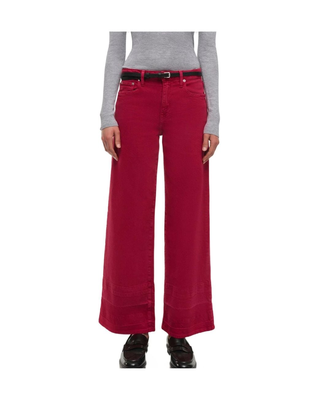 Jonathan Simkhai Red Jude Jeans