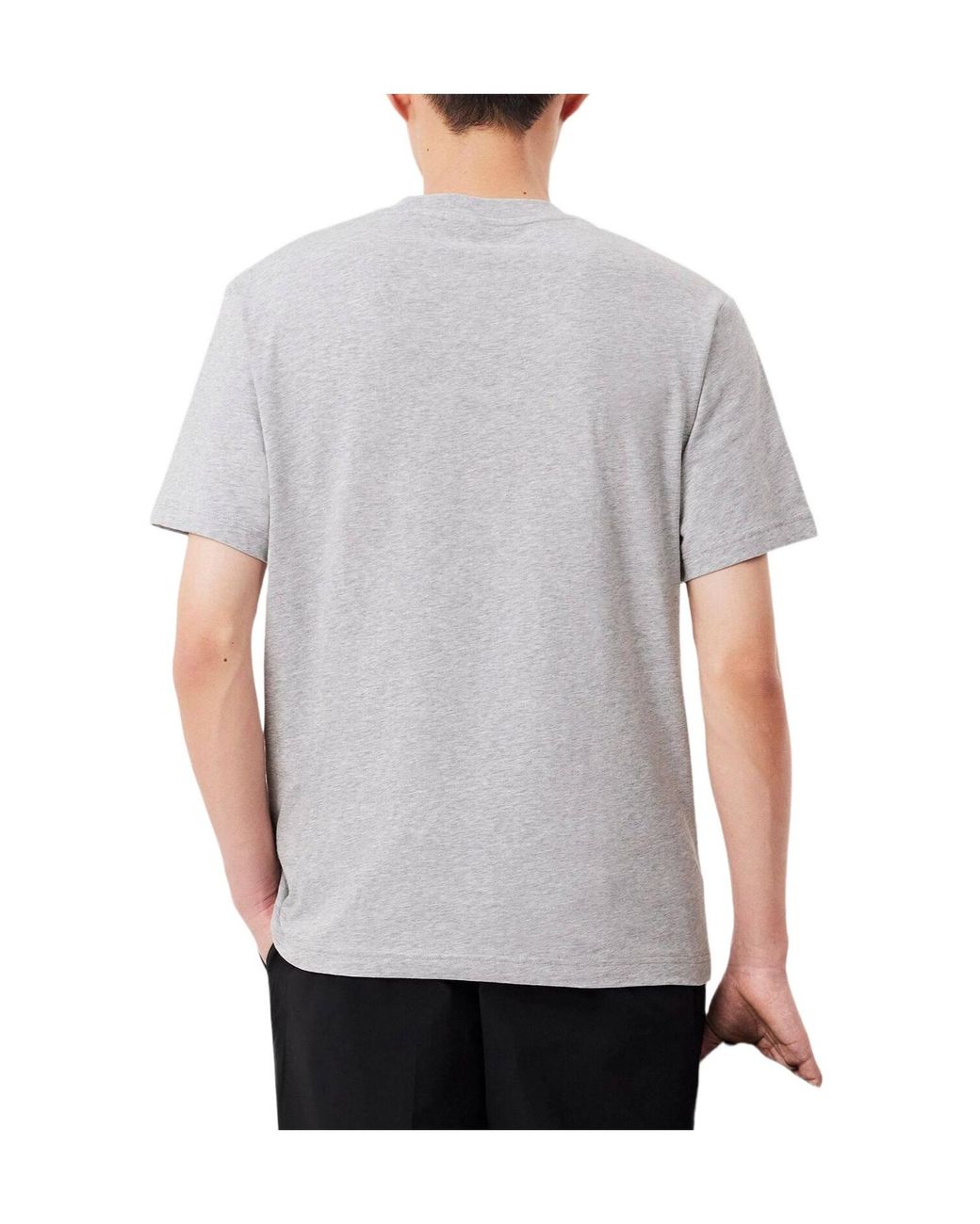 Lacoste White Minimalist Versatile Tshirt for men