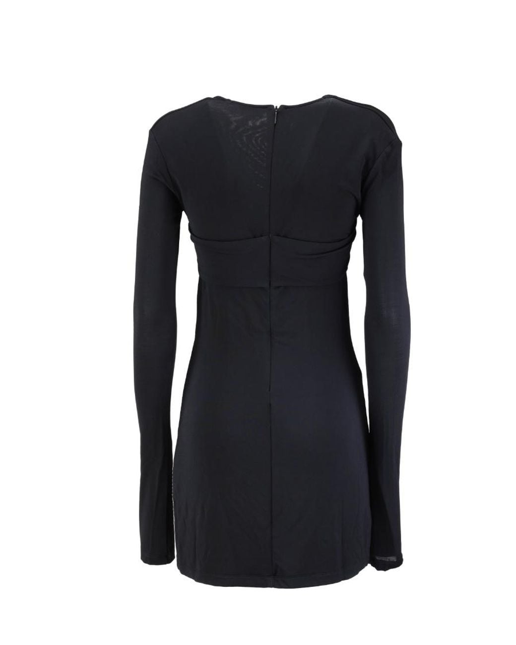Ambush Black Cut-Out Detailed Mini Dress