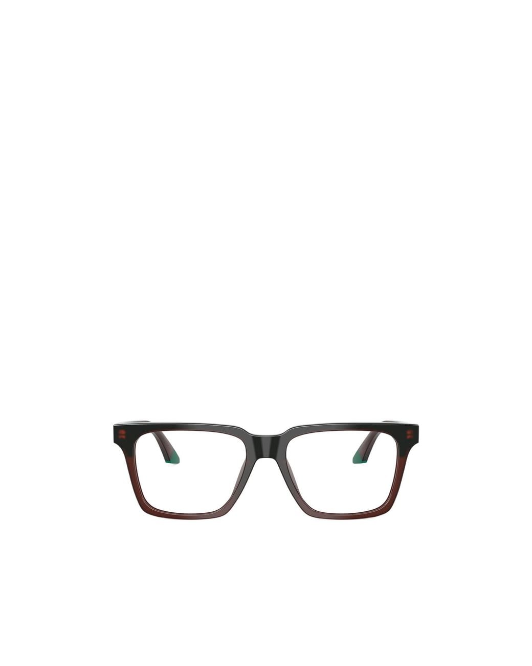 Emporio Armani White Square-Frame Glasses for men