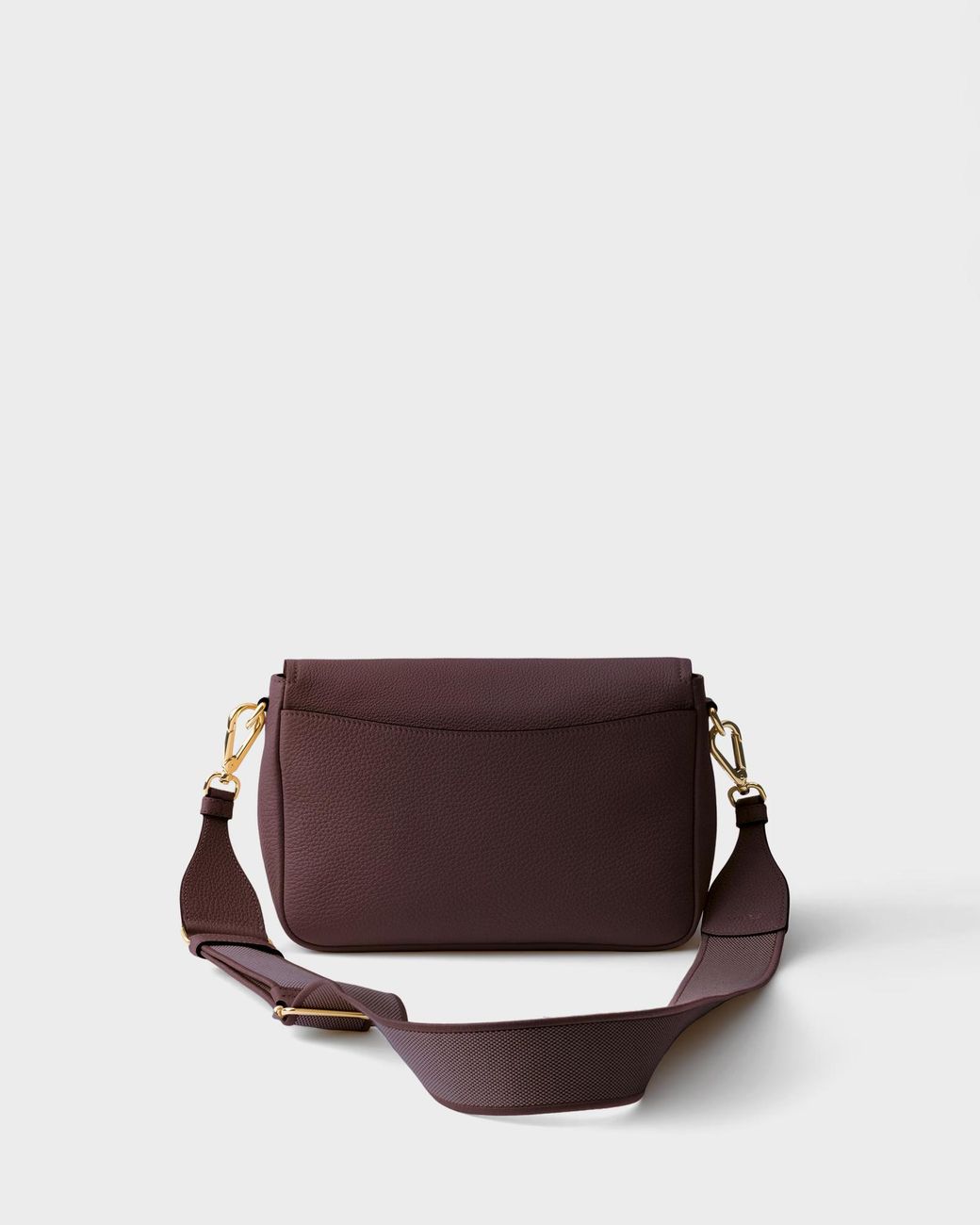 Prada Purple Leather Shoulder Bag
