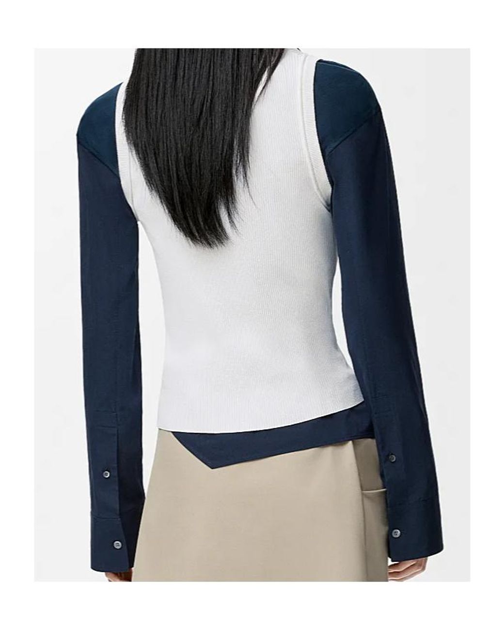 Loewe White Anagram Tank Top