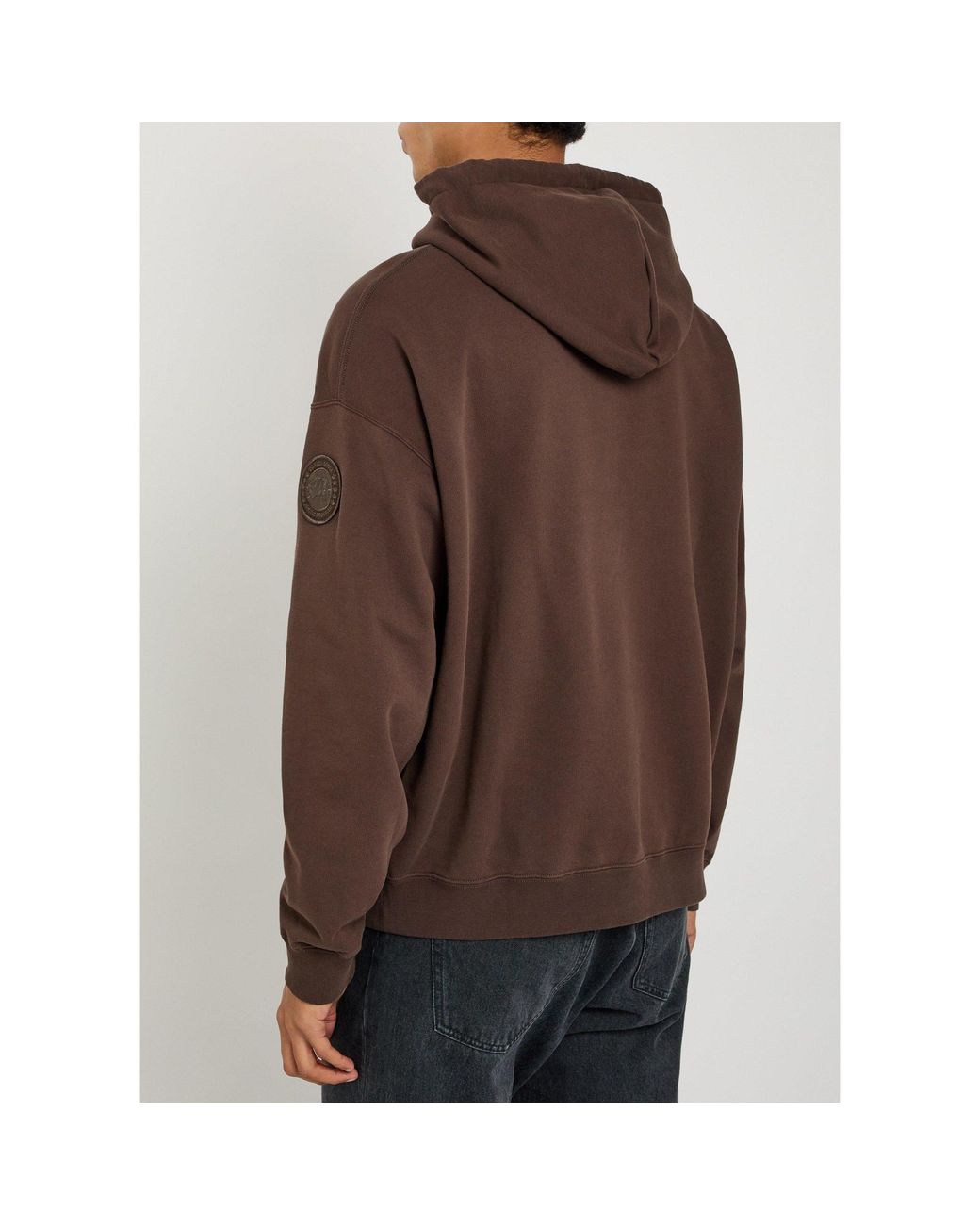 Canada Goose Brown Casual Hooded Sweatshirt for men