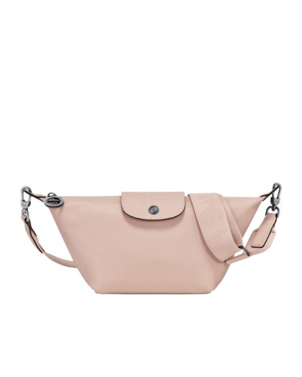 Longchamp Pink Extra Xs Le Pliage Zipped Crossbody Bag