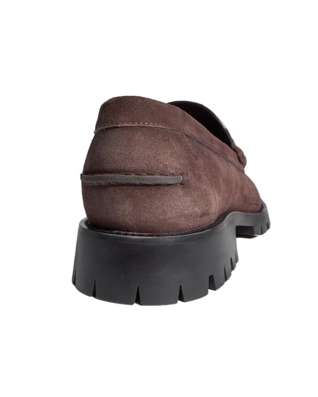 Gucci Brown Horsebit Lug Sole Loafers for men
