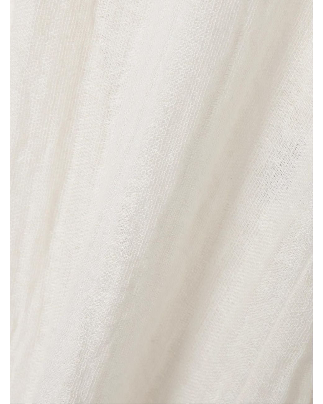 By Malene Birger White Mikala Organic Linen-Gauze Blouse