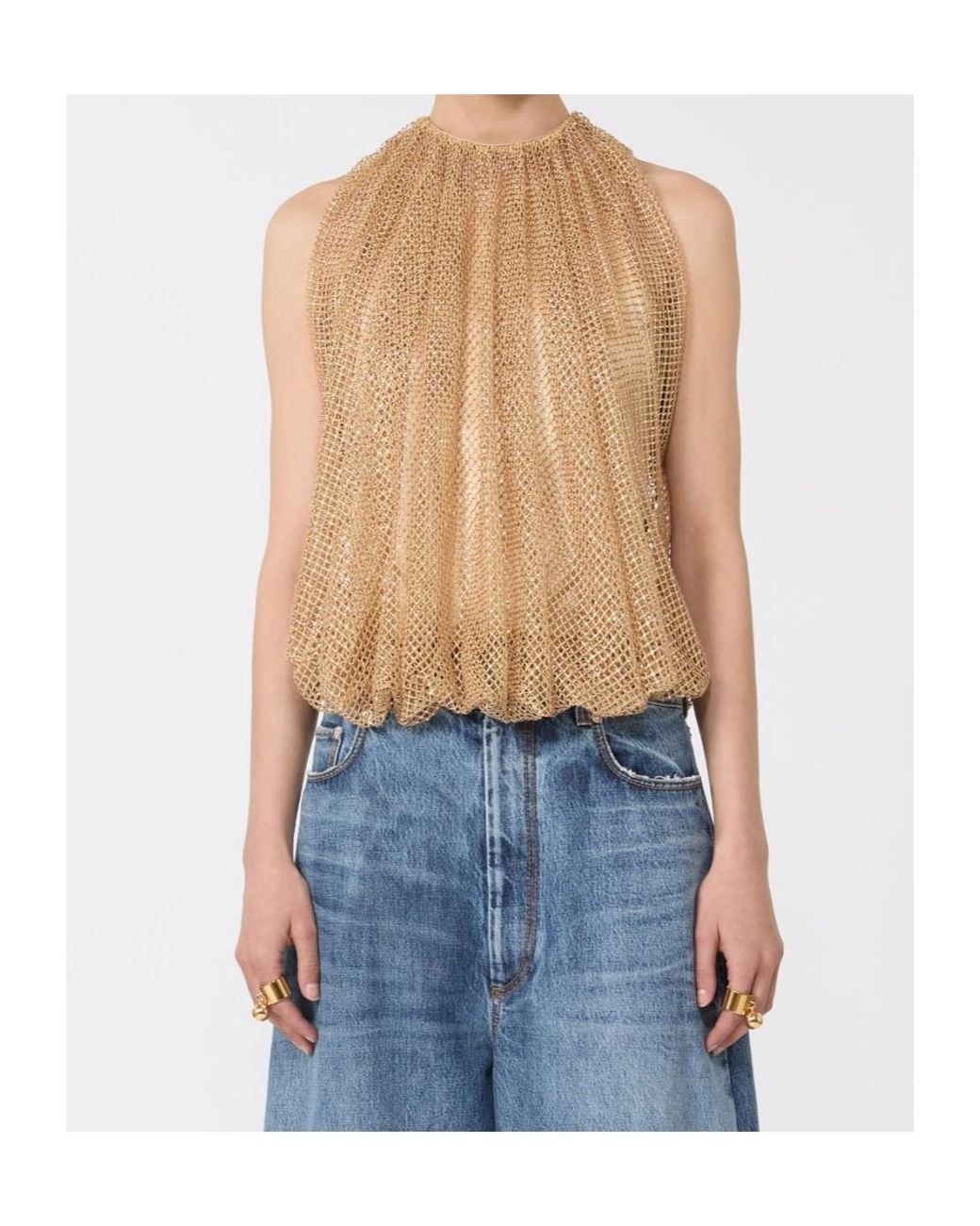 Sportmax Natural Spxnodo Top