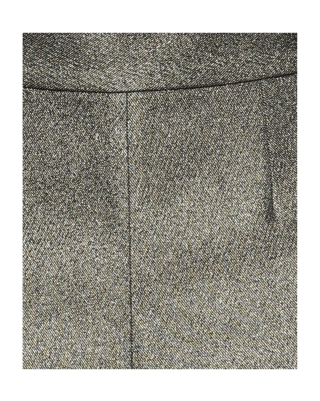 Dolce & Gabbana Gray Straight-Leg Trousers