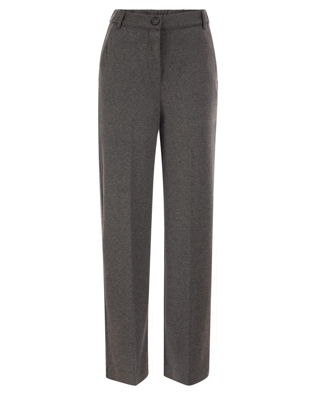 Weekend by Maxmara Gray Wkdorata Straight-Leg Pants