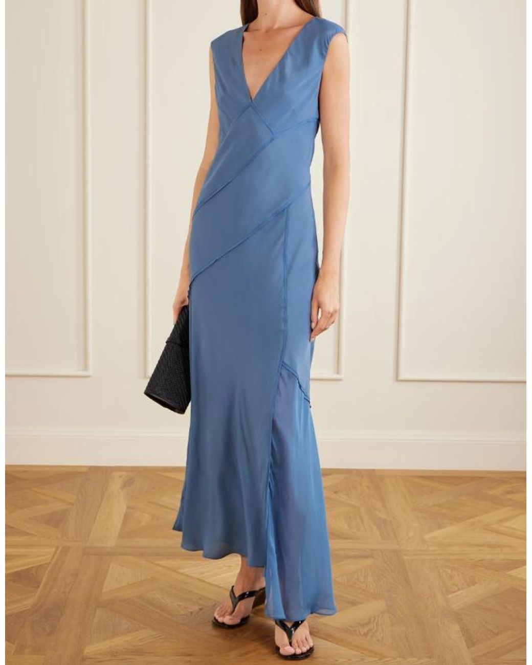 Sir Blue Patchwork Dress